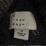 A New Day  Charcoal and White Striped Turtleneck Sweater Size S Photo 10