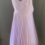 ASOS Pleated Pastel Purple V-Neck Tie-Back Fairycore Spring/ Summer Dress Sz. 4 Photo 0