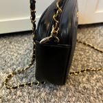 Daniella Bag Vintage Black Vegan Leather Quilted Crossbody Chain‎ Purse Photo 7