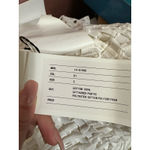 Sacai square lace white woven eyelet fit flare skirt size‎ 2 NEW $1200 Photo 4