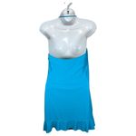 ABS Allen Schwartz Lagoon Blue Skirted One Piece Swimsuit Size 14 NEW Photo 4