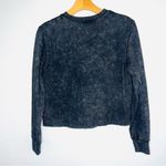 Disney  Cropped long sleeve sweatshirt torn hem super soft Photo 1