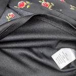 Disney  Princess Black Roses Boho Shorts Long Sleeve Romper Size Large Photo 6