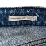 Cleo + Wolf Women's 27 High Rise Straight Jeans Blue Photo 9