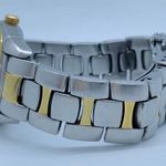 Vintage Time America women date watch 28mm silver gold tone dial 6” w/battery Photo 2