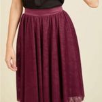 Modcloth Mauve Tulle Layered Skirt M Photo 0