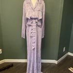 Bottega Veneta  lilAc viscose 2018 FLORAL JACQUARD Jumpsuit, Size 42, Large, NWT Photo 4