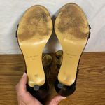 Nine West  Black Heels Ankle Strap Stiletto Evening‎ Party Shoes 6M Photo 4