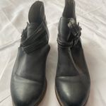 Dark Gray Buckle Booties 1.5inch Heel Size 8 Photo 2