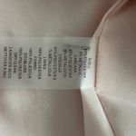 Vince Camuto NWT Blush Pink Metallic Jacquard Satin Split Neck Fit & Flare Dress Photo 6