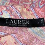 Ralph Lauren Lauren  Printed 3/4 Sleeve Capri Pants‎ Pajama Set Pink Paisley Med Photo 6