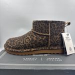 Alpine Design New Animal Print Suede Ankle Boots Booties  Shearling Lined Sz 7 Photo 11
