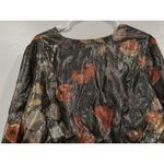 Anthropologie Caballero Caballero Deep V-Neck Maxi Metallic Dress XL Photo 7