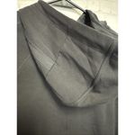 Athleta  Victory Oversized Sweatshirt Dress, BLACK SIZE XS  Extra Small Photo 5