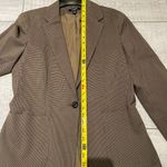 CHAPS Black & Tan Mini Houndstooth Fitted Blazer Size 12 NWOT. Never Worn. Photo 8