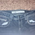 Charlotte Russe  Everyday Boot Embellished Jeans Size 6 Medium Blue Zip Fly Photo 1