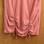 M. Fasis pink sleeveless top with Rugging in the front woman’s size small Photo 2