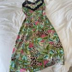 INC Lace Bustier Slip Jungle Leopard Print Size S Lingerie Boudoir Nightie Sexy Photo 4