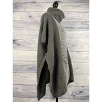 Justin & Taylor Chunky Knit Poncho Sweater Womens One Size Funnel Neck Relax Fit Brown Photo 1