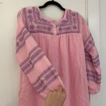 J Marie J. Marie The Katie Pink w/ Purple Embroidery Short Dress S Photo 8