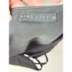 Hand Lace Roller Neck Strappy Bralette Cropped Top Black Women's Size 38 / 6 Photo 2