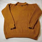 Forever 21 Mustard Knit Keyhole Sweater, L Photo 2