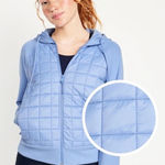 Old Navy Dynamic Fleece Hybrid Hoodie Lighthouse Blue Size 2X EUC Photo 0