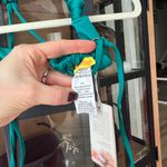 Agua Bendita NWT  Naya Jardim Bikini top triangle knot micro adjustable tie back Photo 9