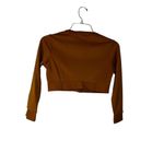 We Wore What  Knit Cropped Crewneck Cardigan Button Down Crop Top Size XSmall NWOT Photo 11