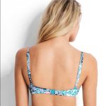 Seafolly NWT  | Silk Market Printed Tie Front Bikini Top Size 8 Photo 2