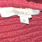 Anthropologie Love The Label Smocked Puff Sleeve Blouse Top Size Medium Photo 9