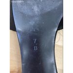 BCBGeneration Black KATRINA VELVET POM-POM MULES IN BLACK - Size 7B Photo 4