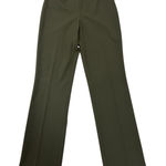 Ralph Lauren  Black Label Wide Leg High Rise Wool Dress Pants Green Preppy Size 6 Photo 0
