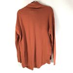 Chelsea 28 Womens Sweater Tunic Cowl Neck Asymmetric Soft Knit Orange Size M Photo 1