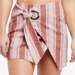 Free People 1540  pink striped skirt Photo 0