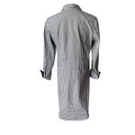 Claridge + King Black Gingham Banded Cotton Shirt Dress, Sz M Size M Photo 1