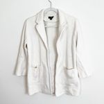 J.Crew  Sophie Open Front Sweater Blazer White Medium Photo 1