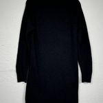 Abercrombie & Fitch Black Long Sleeve Sweater Dress Womens M Mini Fall Cozy Photo 0