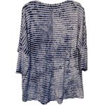 Neon Buddha blue white striped knit top size small Photo 4