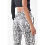 I am gia I.AM.GIA Shiraz Snake Print Pants Black White High Waisted Belted Womens Size XS Photo 3