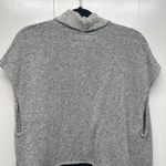 BNCI Colorblock Open Front Women's Cardigan Size Small Cap Sleeves Long Line Black Photo 5