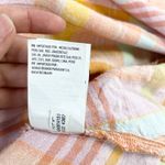 American Eagle  Madras Skirt Size Medium Linen Blend Plaid Boho Cottage Preppy Photo 7