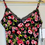 Leith Women’s Lace Floral Bodysuit Black Size Small NWT Photo 1