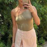 Forever 21 cream pink mini skirt sz s Photo 1