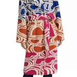 Farm Rio NWOT  Wool Blend Hearts Fleece Oversized Coat Size S Multicolor Photo 0