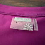 Athleta purple short sleeve wrap midi dress size S Photo 6