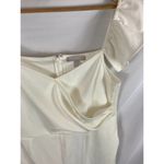 Chelsea28  off the shoulder white wide leg jumpsuit size large Photo 3