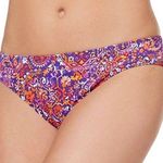 Ralph Lauren  Women's Bikini Bottom Paisley Sz 4 Purple Orange $46 Photo 0