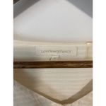 Love Shack Fancy  Nanette Dress Yellow White Stripe Crochet Trim Puff Sleeve M GUC Photo 9