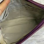 Coach y2k Purple Signature Canvas Wristlet Mini Purse Photo 6